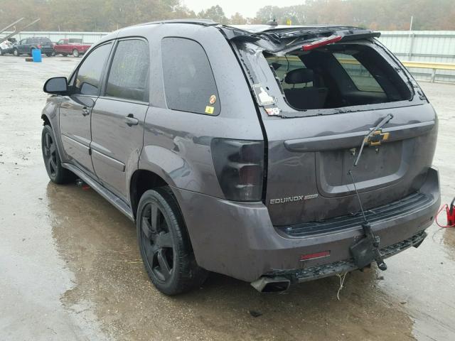 2CNDL537386036357 - 2008 CHEVROLET EQUINOX SP GRAY photo 3