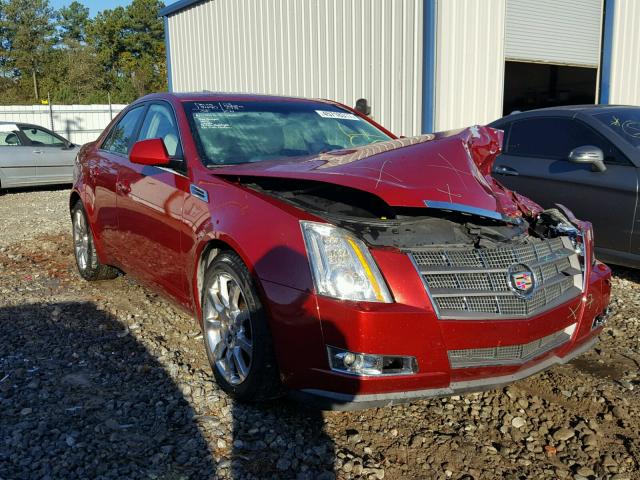 1G6DF577080132934 - 2008 CADILLAC CTS RED photo 1