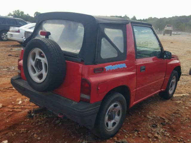 2CNBE18U2S6950065 - 1995 GEO TRACKER RED photo 4