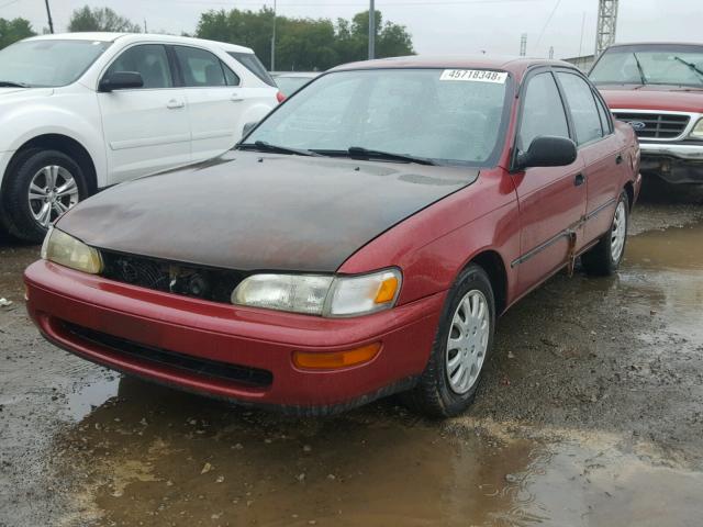 1NXAE09B6SZ279603 - 1995 TOYOTA COROLLA LE RED photo 2