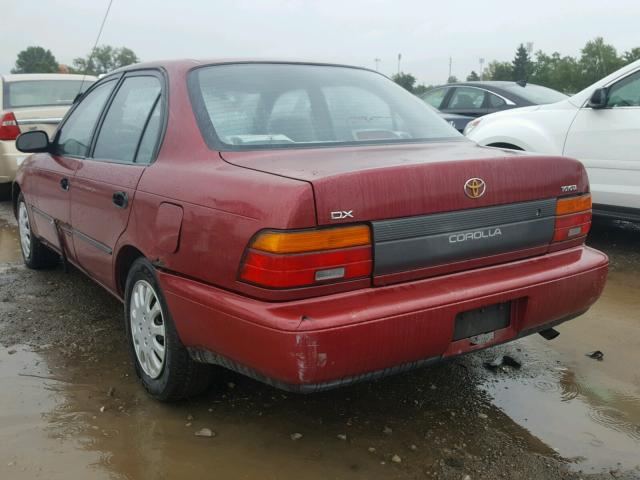 1NXAE09B6SZ279603 - 1995 TOYOTA COROLLA LE RED photo 3