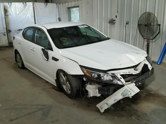 5XXGM4A78EG303233 - 2014 KIA OPTIMA LX WHITE photo 1