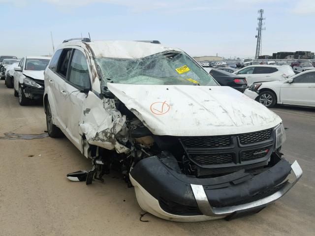 3C4PDDGG3HT578573 - 2017 DODGE JOURNEY CR WHITE photo 1