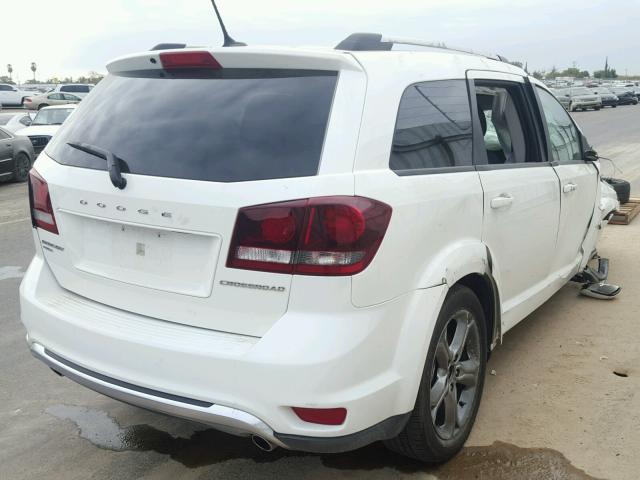 3C4PDDGG3HT578573 - 2017 DODGE JOURNEY CR WHITE photo 4