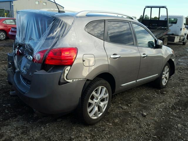 JN8AS5MV8CW401738 - 2012 NISSAN ROGUE S GRAY photo 4