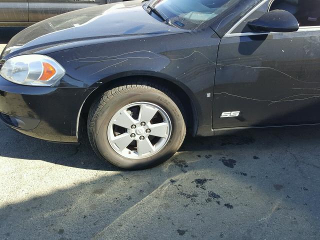 2G1WD58C989105589 - 2008 CHEVROLET IMPALA SUP 黑色 照片 9