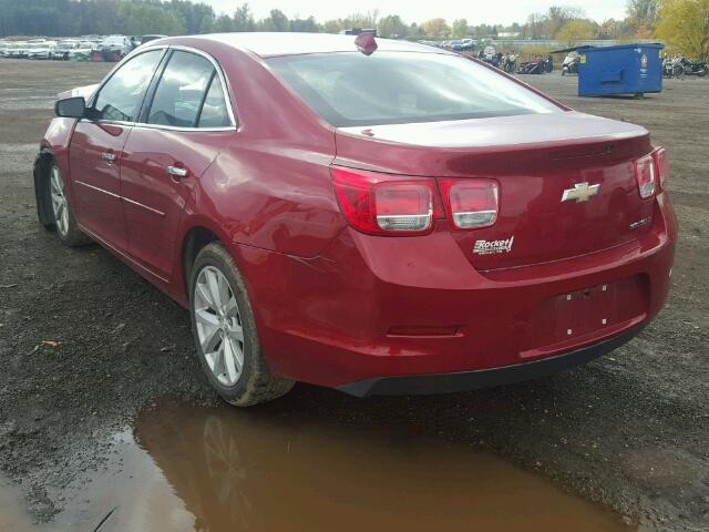 1G11G5SX5DU120777 - 2013 CHEVROLET MALIBU 3LT წითელი ფოტო 3