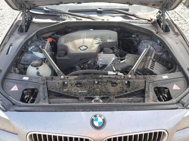 WBAXH5C56DD109800 - 2013 BMW 528 XI GRAY photo 7