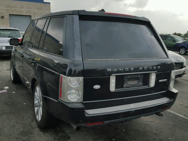 SALMF13406A222151 - 2006 LAND ROVER RANGE ROVE BLACK photo 3