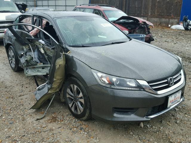 1HGCR2F38DA099958 - 2013 HONDA ACCORD GRAY photo 1