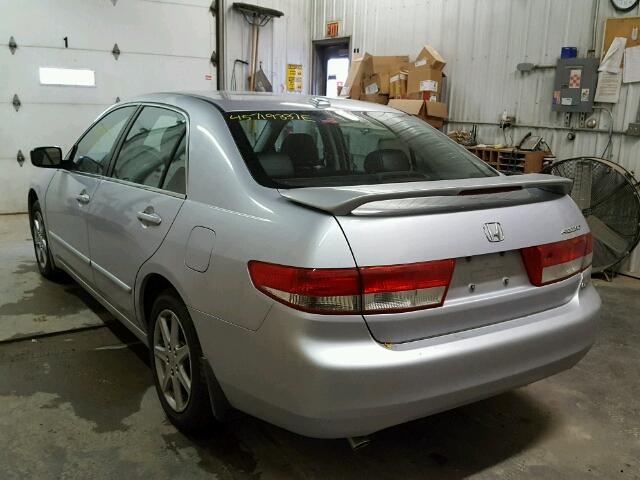 1HGCM66514A095998 - 2004 HONDA ACCORD SILVER photo 3