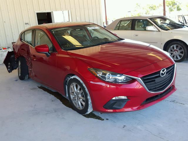 JM1BM1M70E1192242 - 2014 MAZDA 3 RED photo 1