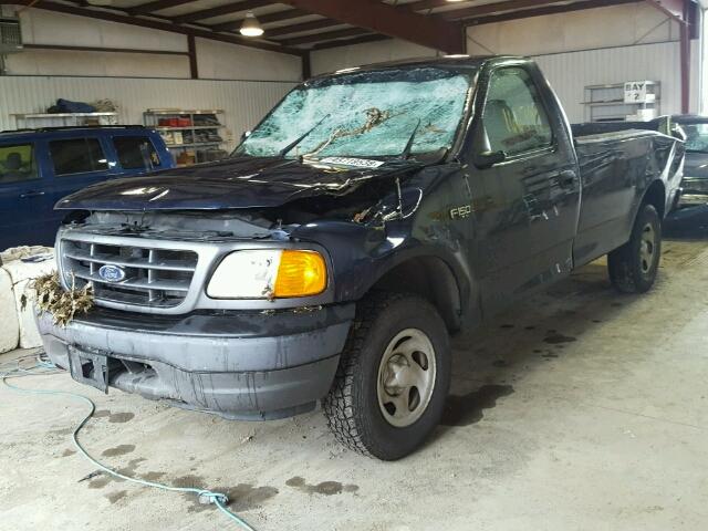 2FTRF18274CA23338 - 2004 FORD F-150 HERI BLUE photo 2