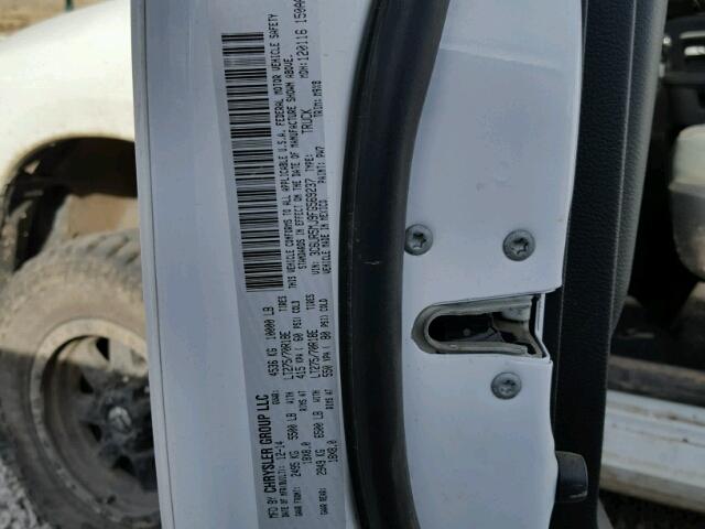 3C6UR5MJ9FG569237 - 2015 RAM 2500 SLT 白色 照片 10