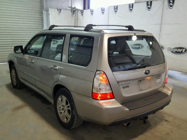 JF1SG69606H753672 - 2006 SUBARU FORESTER 2 SILVER photo 3