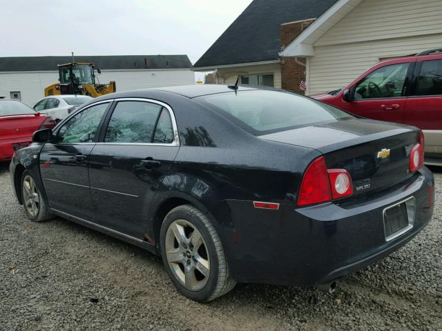 1G1ZH57B38F176871 - 2008 CHEVROLET MALIBU 1LT BLACK photo 3