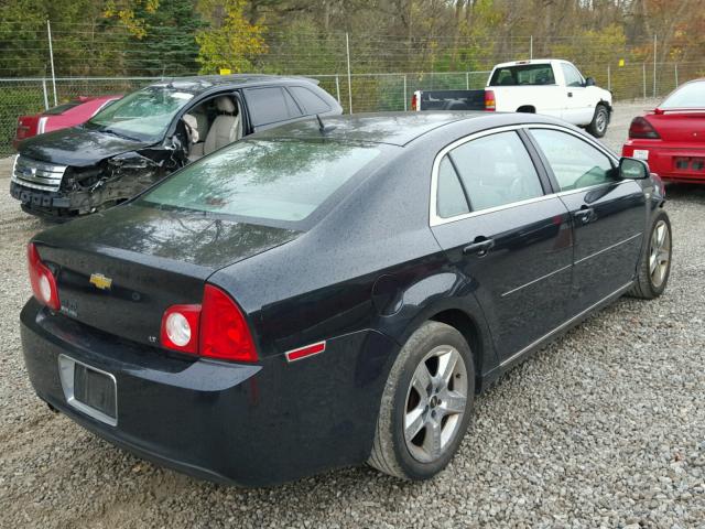 1G1ZH57B38F176871 - 2008 CHEVROLET MALIBU 1LT BLACK photo 4