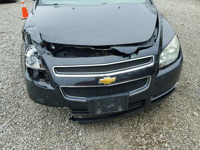 1G1ZH57B38F176871 - 2008 CHEVROLET MALIBU 1LT BLACK photo 7