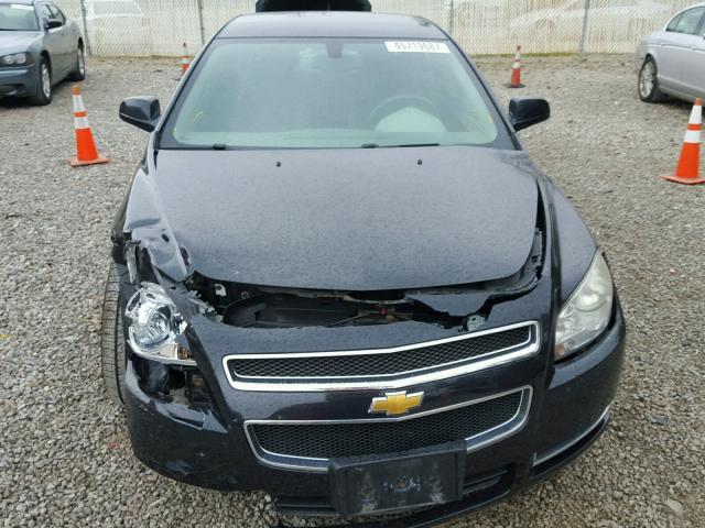 1G1ZH57B38F176871 - 2008 CHEVROLET MALIBU 1LT BLACK photo 9