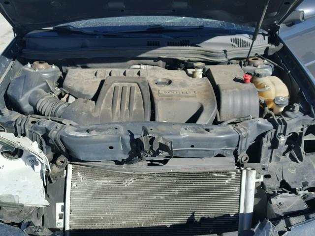 1G1AT58H197191573 - 2009 CHEVROLET COBALT LT GRAY photo 7