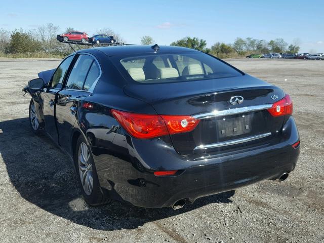 JN1EV7APXHM738102 - 2017 INFINITI Q50 PREMIU BLACK photo 3