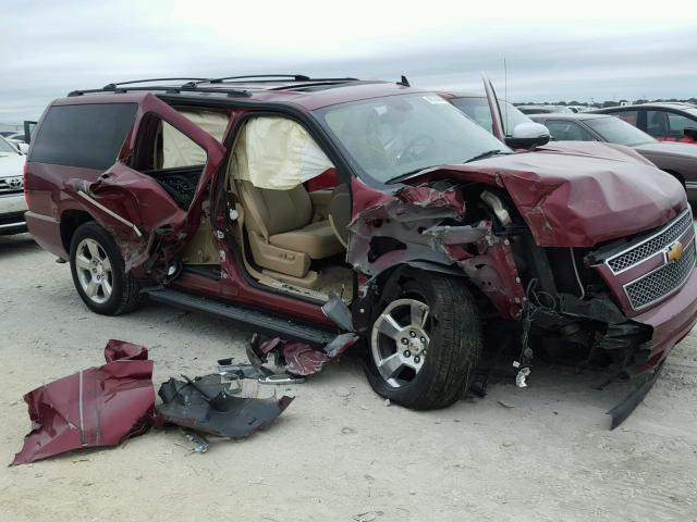 1GNFC360X9R166066 - 2009 CHEVROLET SUBURBAN C MAROON photo 9