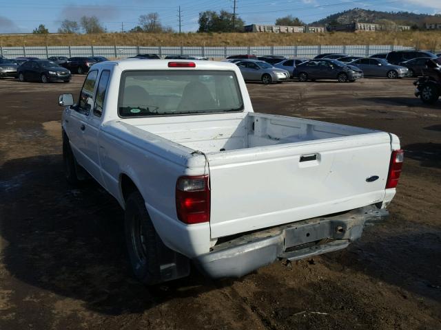 1FTYR14U53PA30439 - 2003 FORD RANGER SUP WHITE photo 3