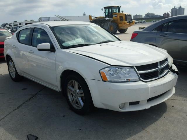 1B3CC5FB1AN124116 - 2010 DODGE AVENGER WHITE photo 1