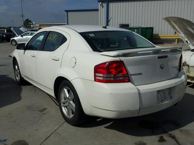 1B3CC5FB1AN124116 - 2010 DODGE AVENGER WHITE photo 3