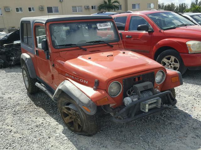 1J4FA64S15P327389 - 2005 JEEP WRANGLER / RED photo 1