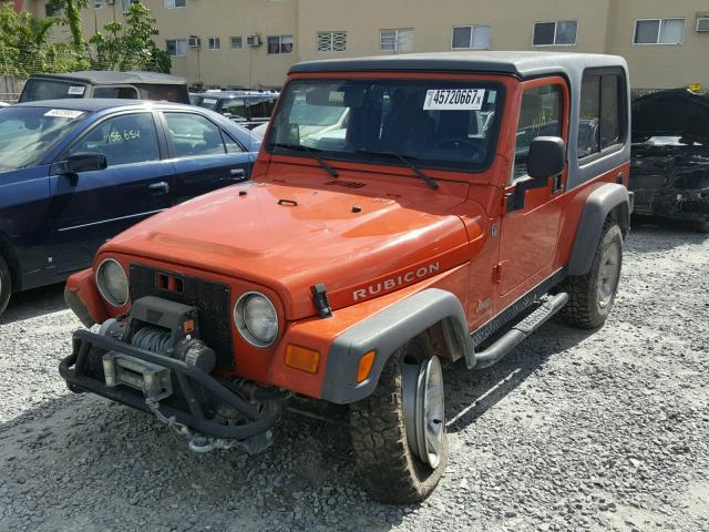 1J4FA64S15P327389 - 2005 JEEP WRANGLER / RED photo 2