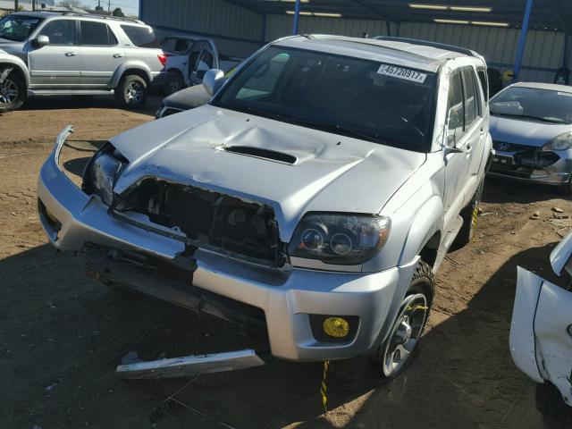 JTEBT14R168036414 - 2006 TOYOTA 4RUNNER SR SILVER photo 2