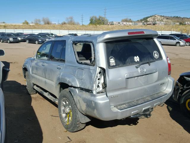 JTEBT14R168036414 - 2006 TOYOTA 4RUNNER SR SILVER photo 3