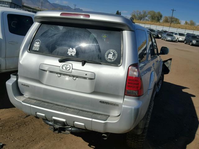 JTEBT14R168036414 - 2006 TOYOTA 4RUNNER SR SILVER photo 4