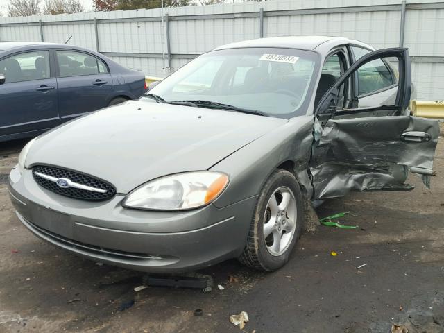 1FAFP53U01G128903 - 2001 FORD TAURUS GRAY photo 2