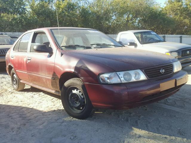 1N4AB41D1TC762494 - 1996 NISSAN SENTRA E RED photo 1