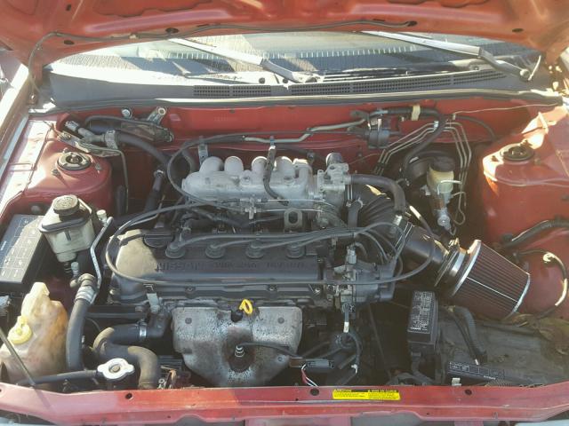 1N4AB41D1TC762494 - 1996 NISSAN SENTRA E RED photo 7