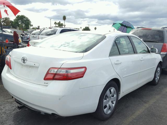 4T1BE46K29U895115 - 2009 TOYOTA CAMRY BASE WHITE photo 4