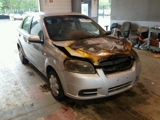 KL1TD56667B044665 - 2007 CHEVROLET AVEO BASE Күміс фото 1