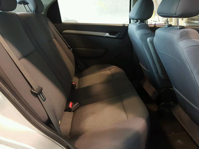 KL1TD56667B044665 - 2007 CHEVROLET AVEO BASE Күміс фото 6