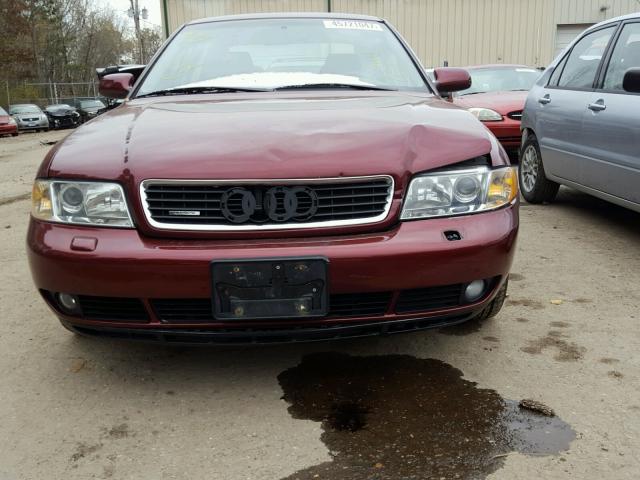 WAUDH68D81A049590 - 2001 AUDI A4 2.8 QUA RED photo 10