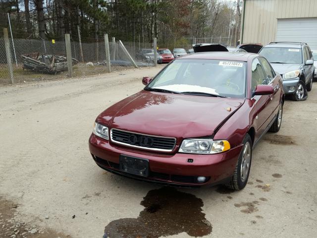 WAUDH68D81A049590 - 2001 AUDI A4 2.8 QUA RED photo 2