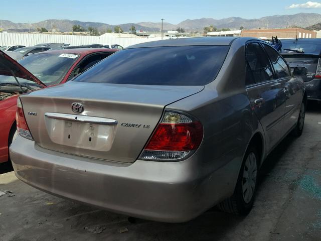 4T1BE32K95U565241 - 2005 TOYOTA CAMRY LE 棕色 照片 4