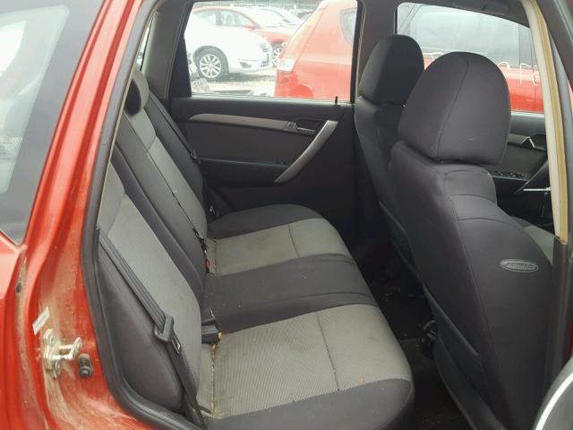 KL1TD66E19B309380 - 2009 CHEVROLET AVEO LS RED photo 6