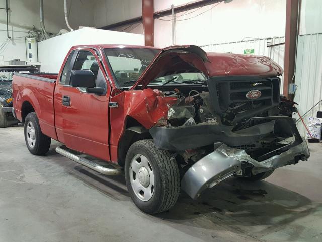 1FTRF12206NA65274 - 2006 FORD F150 RED photo 1