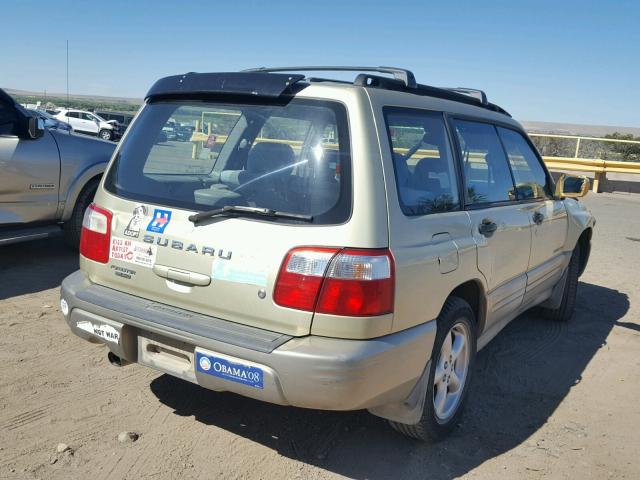 JF1SF655X1H728125 - 2001 SUBARU FORESTER S Qızıl foto 4