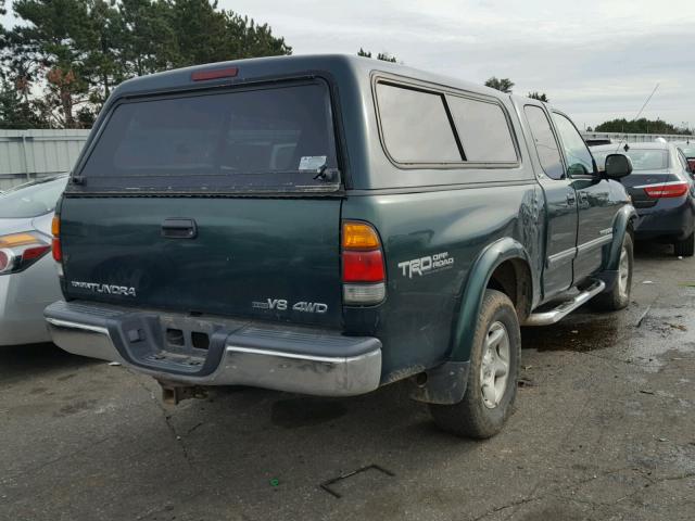 5TBBT44133S334799 - 2003 TOYOTA TUNDRA GREEN photo 4