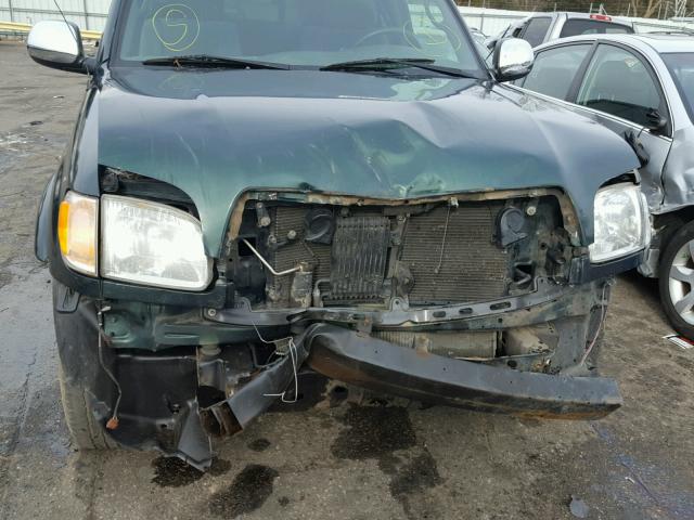 5TBBT44133S334799 - 2003 TOYOTA TUNDRA GREEN photo 9