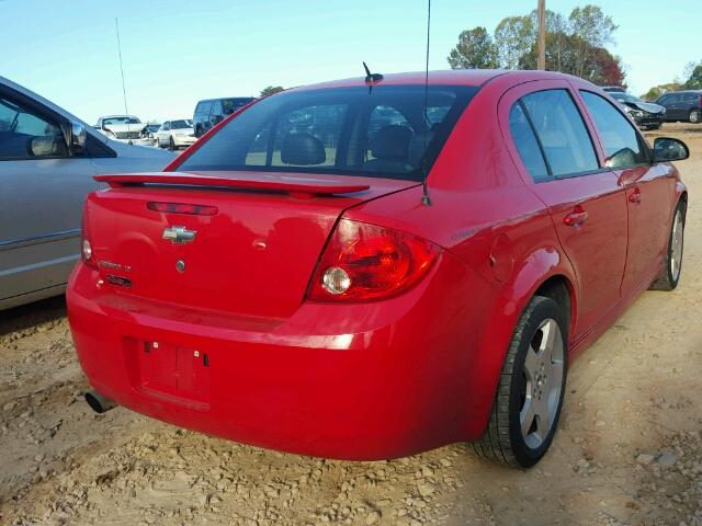 1G1AF5F5XA7122997 - 2010 CHEVROLET COBALT 2LT RED photo 4