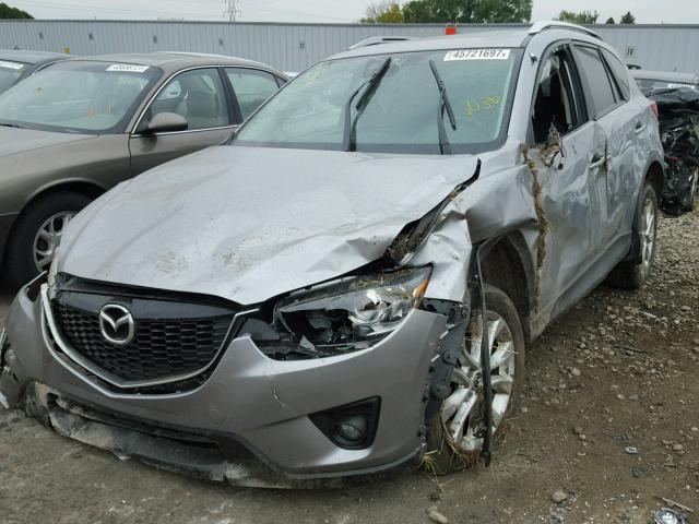 JM3KE4DY2E0427308 - 2014 MAZDA CX-5 GT SILVER photo 2